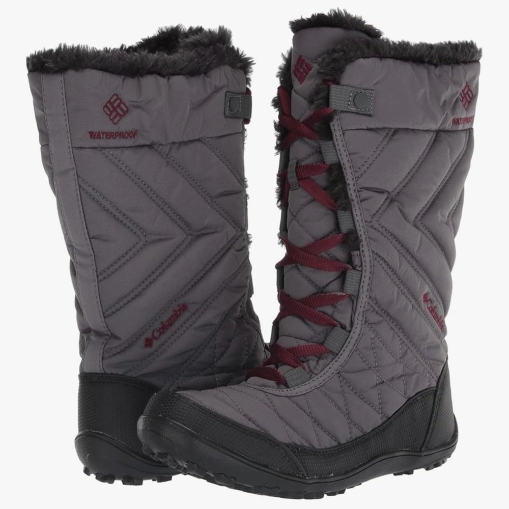 Columbia Kids Boots - Gray and Black